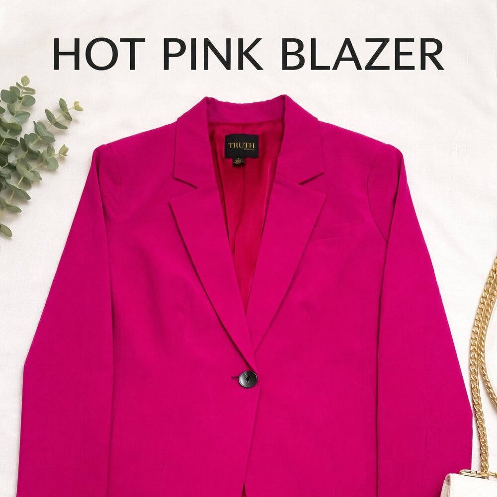 SOLD - Truth by Republic Pink Blazer – Women’s Size 6